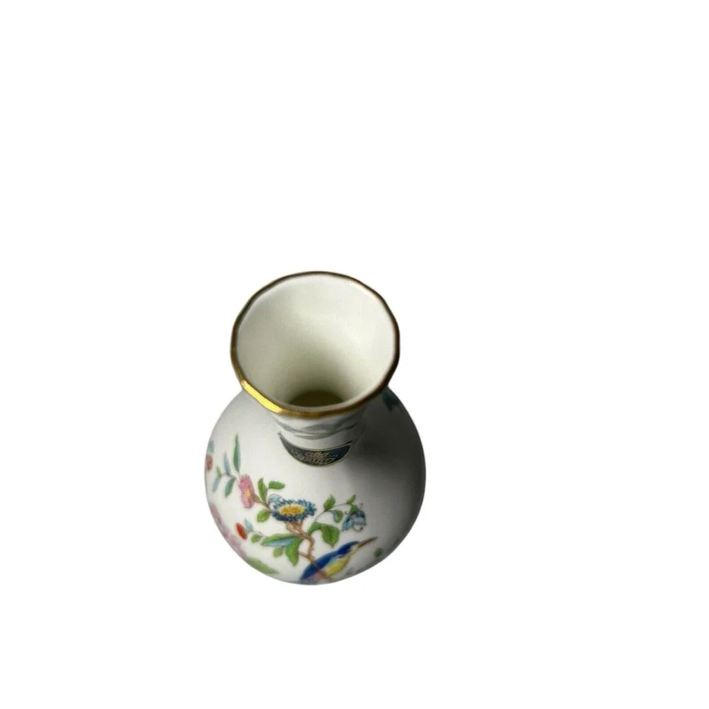 Vintage Aynsley Pembroke Bud Vase Fine English Bone China Made in England 6